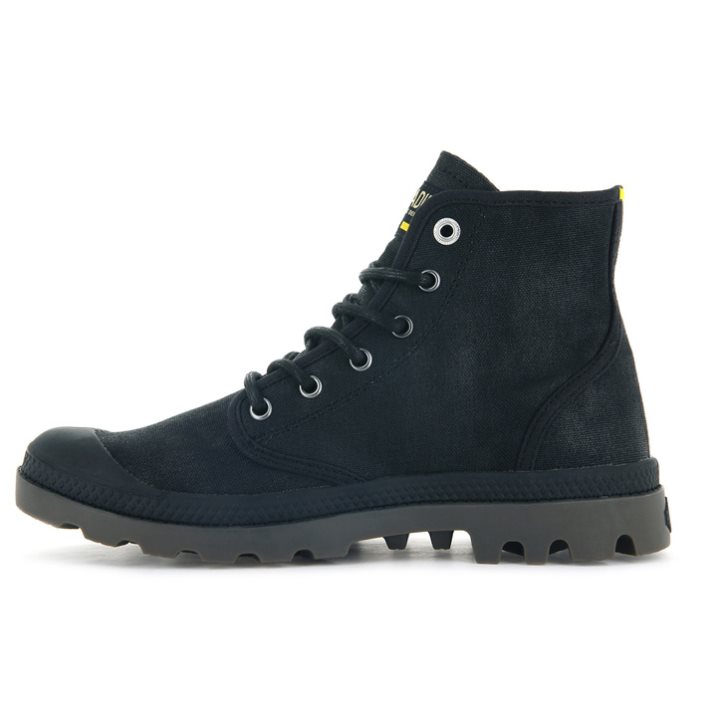 Bottes Palladium Pampa Hi WAX Femme Noir | FR EGK021D